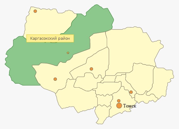 Файл:Каргасокский район на карте Томской области .jpg