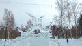 Ледовые инсталляции 2021 на Новособорной площади: стерляди