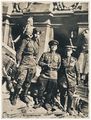 Ф. Зинченко и его бойцы у стен рейхстага. Май 1945 года.