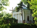 Лето 2009. Вид с юго-восточной стороны (Поклонный Крест у храма)