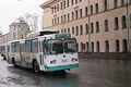Троллейбус АКСМ-101 №341 на пр. Ленина, 07 октября 2000 г. Фото: Александр Данилов