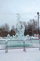 Ледовые инсталляции 2021 на Новособорной площади: Черномор