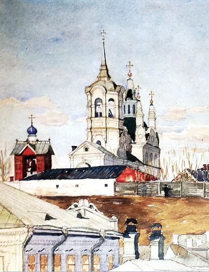 Файл:Воскресенская церковь (акварель).jpg