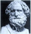 Скульптурный портрет Архимеда.