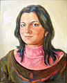 Портрет Н.Зуевой, 2006, холст,масло,50х40