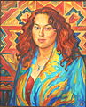 Рябина. Портрет С.Цейтлиной, 2005, холст, масло, 66х54